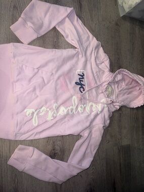 Vntg Y2K Aeropostale NYC Baby Pink Hoodie